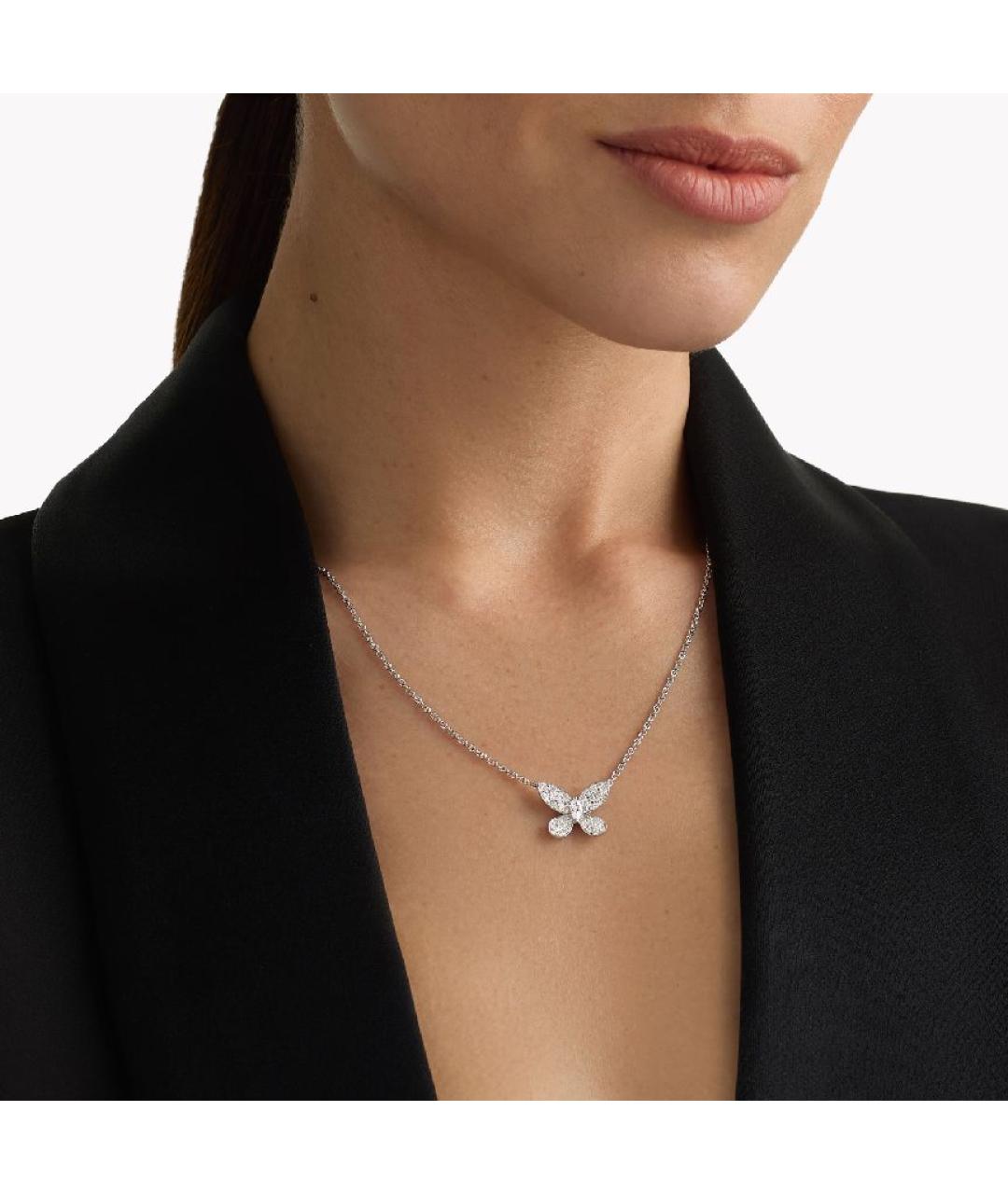 GRAFF Серебряное колье из белого золота, фото 3