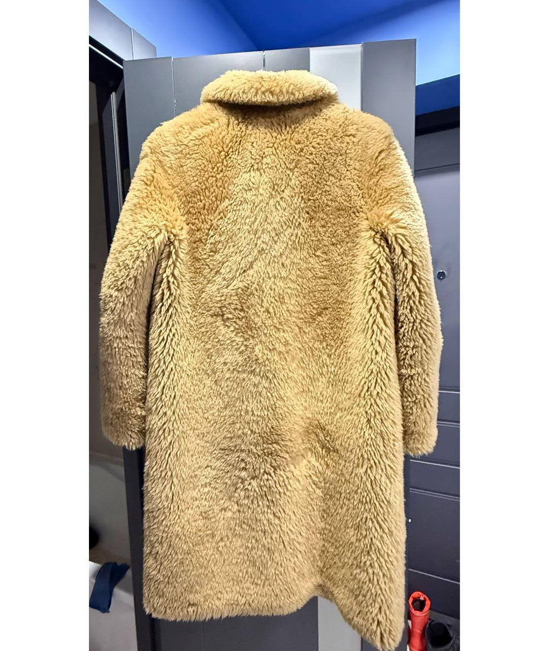 METEO YVES SALOMON Коричневая шерстяная шуба, фото 2