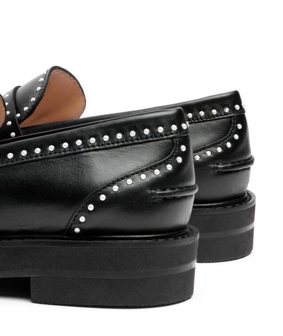 STUART WEITZMAN Черные кожаные лоферы, фото 5