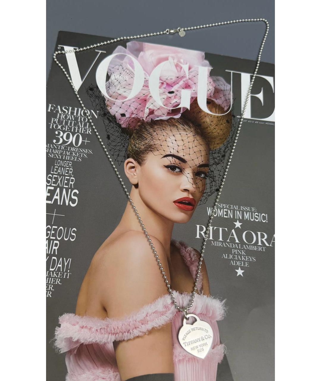 TIFFANY&CO Серебряная серебряная подвеска, фото 6