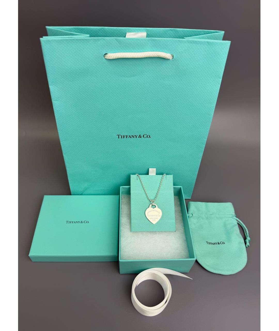 TIFFANY&CO Серебряная серебряная подвеска, фото 2
