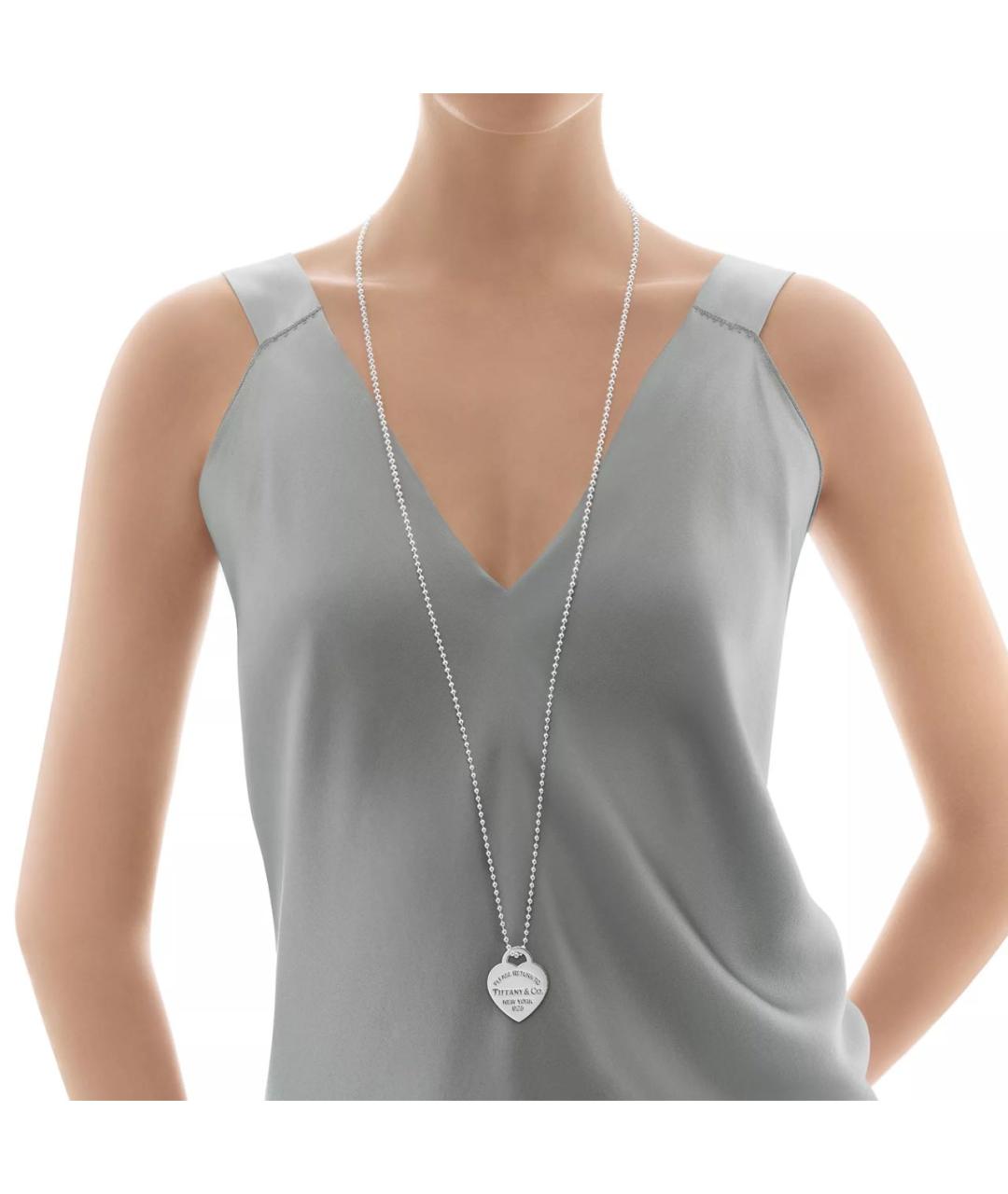 TIFFANY&CO Серебряная серебряная подвеска, фото 7