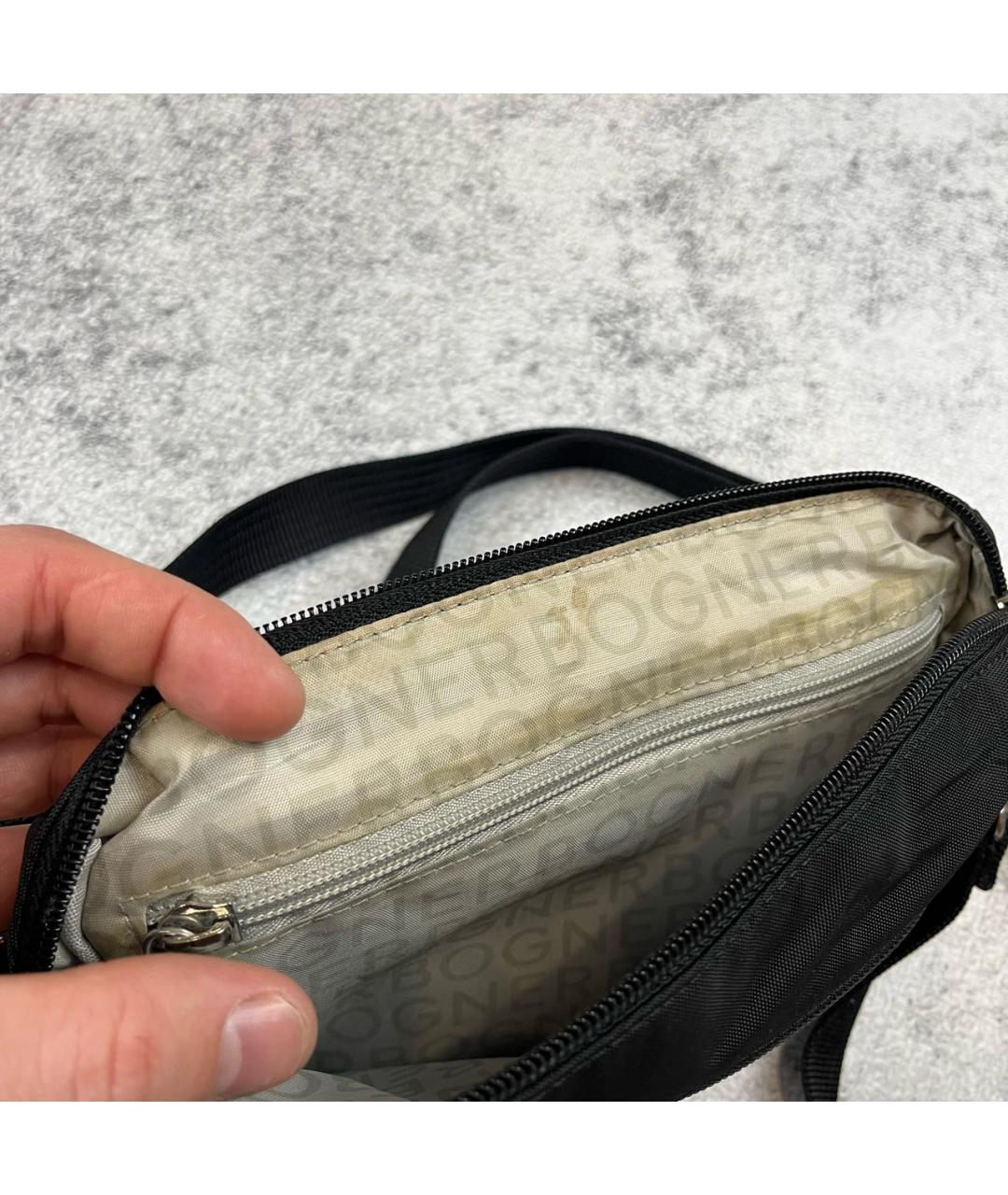 BOGNER Черная сумка на плечо, фото 7