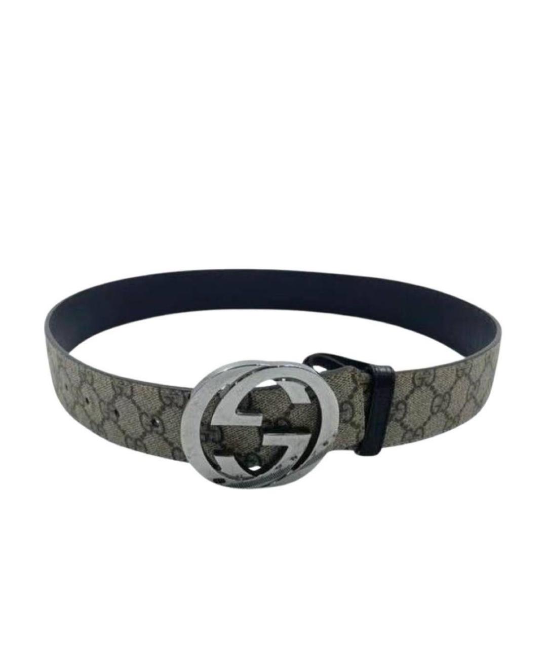 GUCCI Бежевый ремень, фото 1