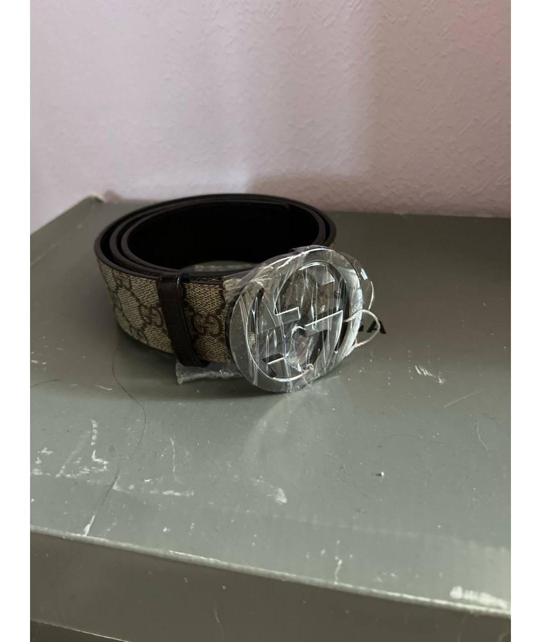 GUCCI Бежевый ремень, фото 2