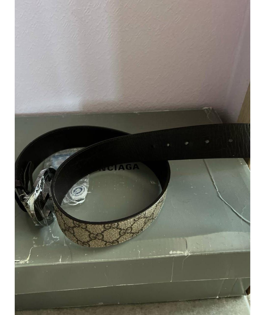 GUCCI Бежевый ремень, фото 3