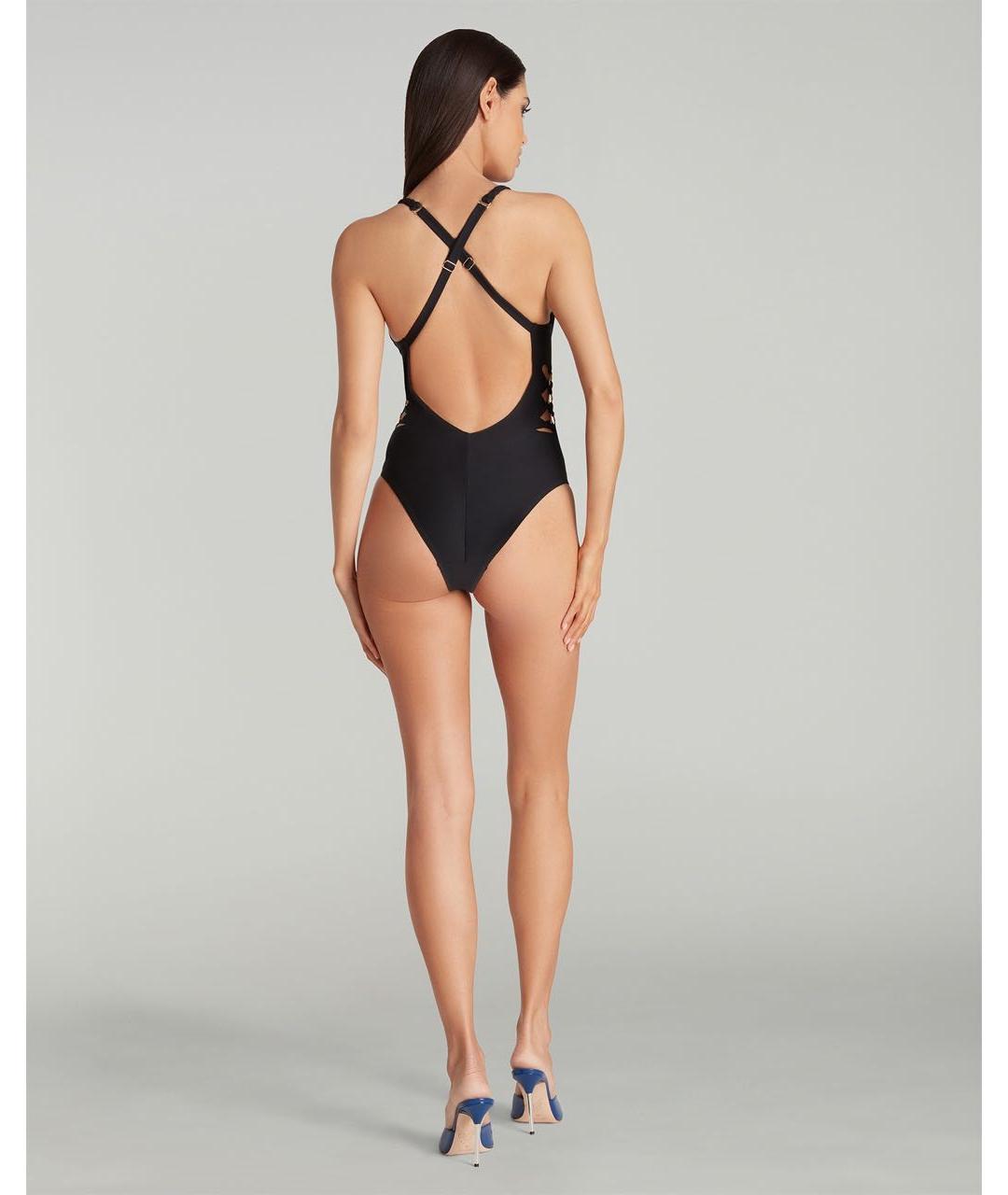 AGENT PROVOCATEUR Черный полиамидовый купальник, фото 4