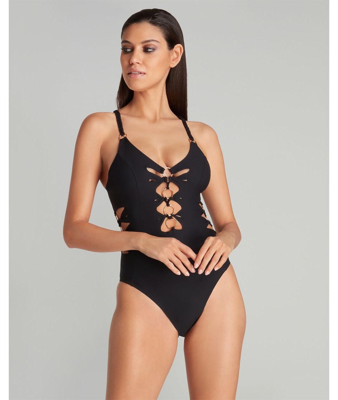 AGENT PROVOCATEUR Черный полиамидовый купальник, фото 5