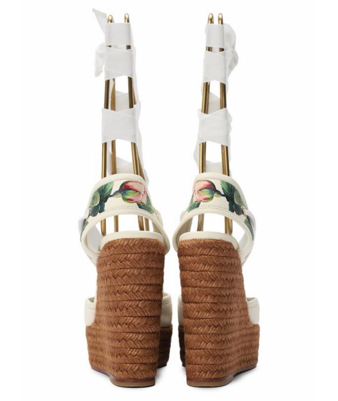 DOLCE&GABBANA Текстильные босоножки, фото 3