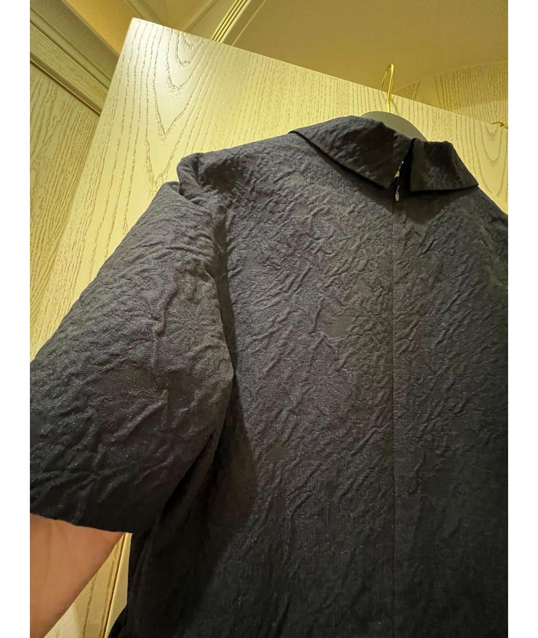 CHRISTIAN DIOR Темно-синее хлопковое коктейльное платье, фото 7