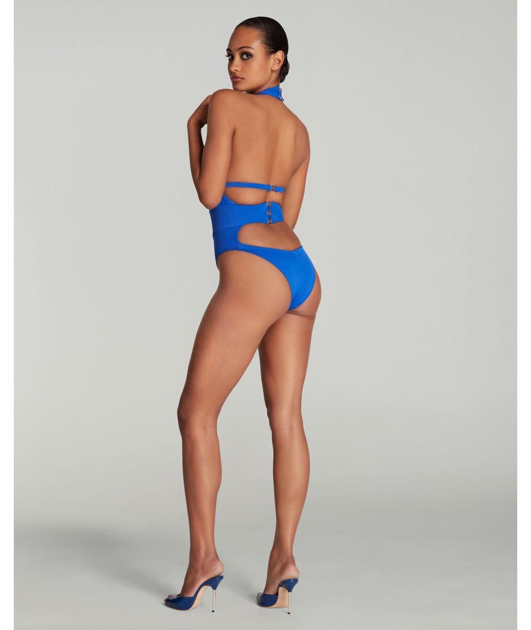 AGENT PROVOCATEUR Синий полиамидовый купальник, фото 4