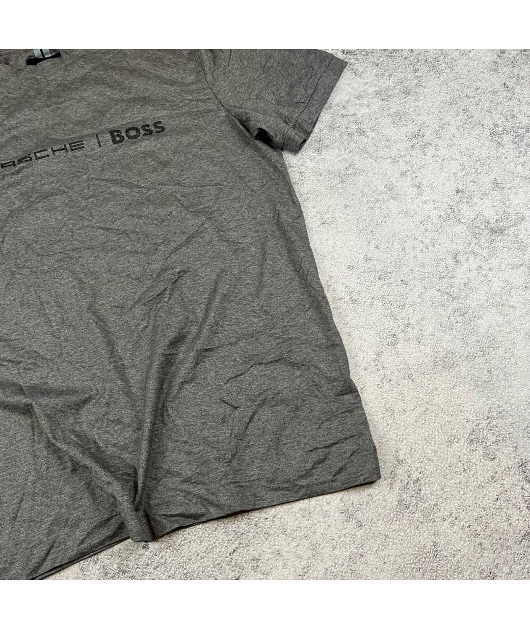HUGO BOSS Серая футболка, фото 5
