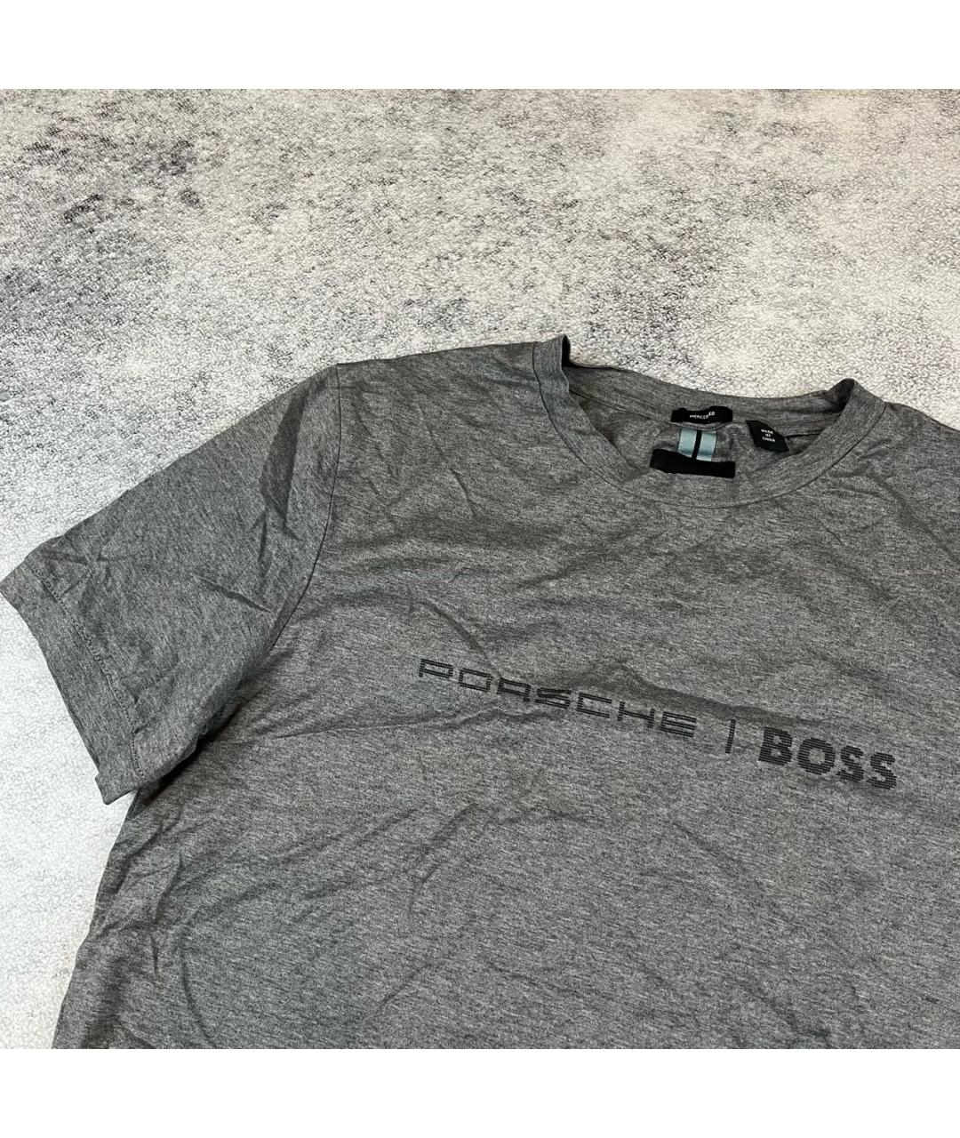 HUGO BOSS Серая футболка, фото 3