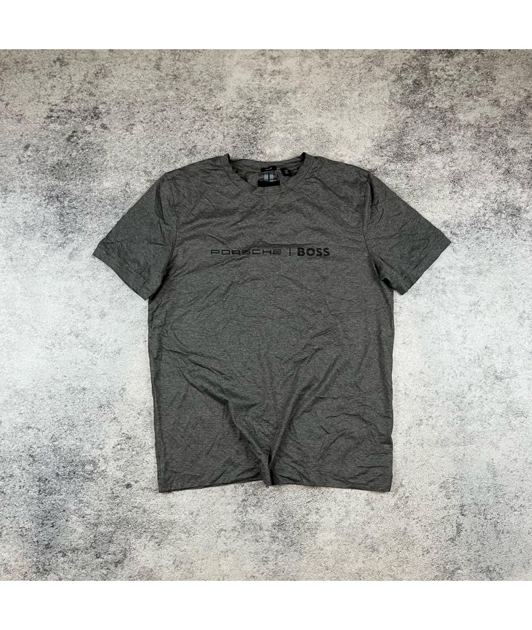 HUGO BOSS Серая футболка, фото 9