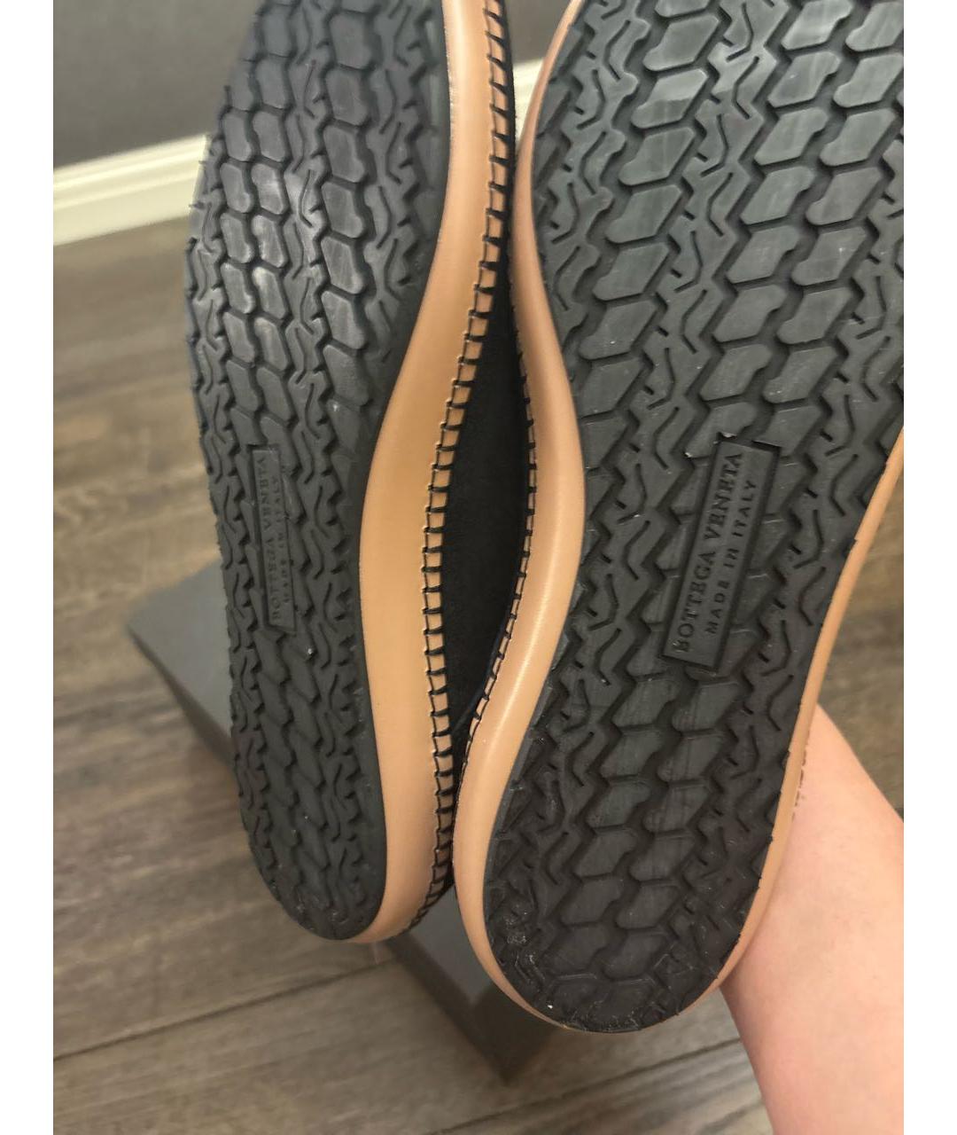 BOTTEGA VENETA Черные замшевые туфли, фото 6