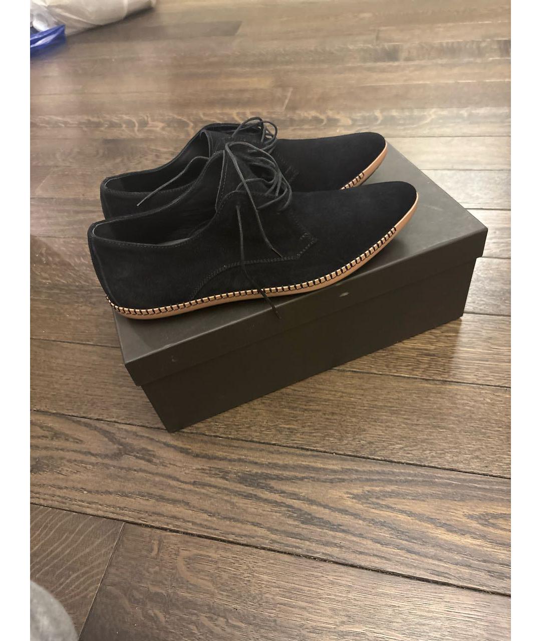 BOTTEGA VENETA Черные замшевые туфли, фото 7