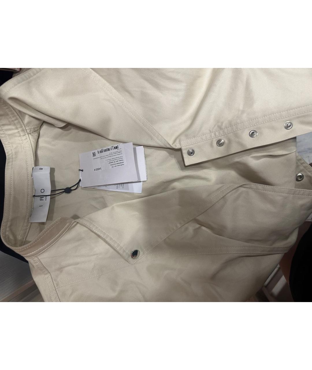 IRO Бежевый хлопковый комбинезон, фото 3