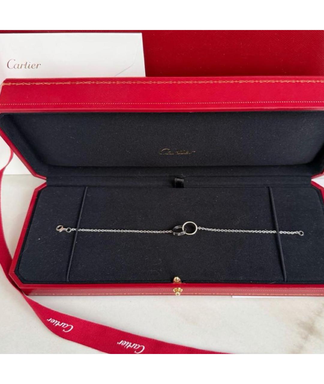 CARTIER Серебрянный браслет из белого золота, фото 5