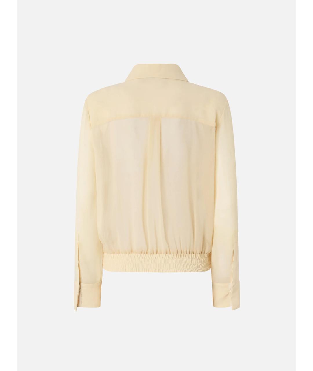 PINKO Бежевая полиэстеровая рубашка, фото 6