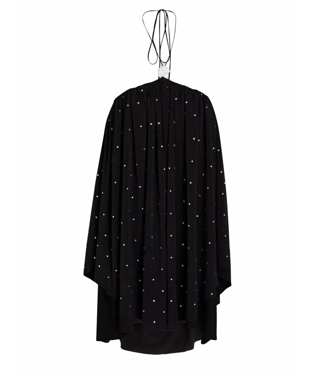 MAGDA BUTRYM Черное вискозное коктейльное платье, фото 1