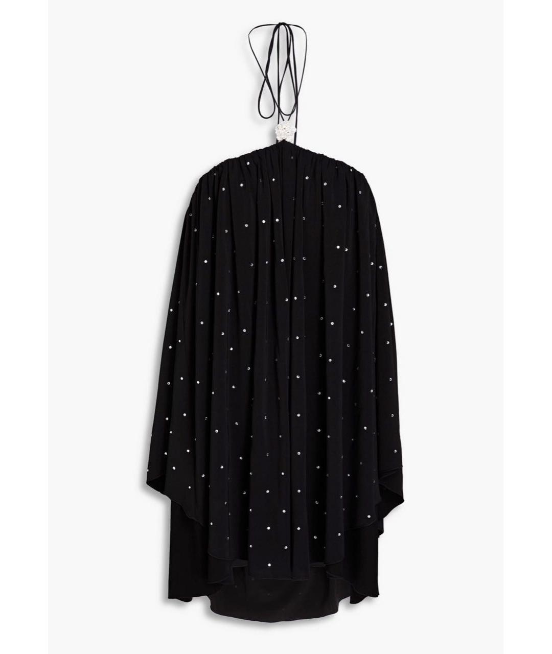 MAGDA BUTRYM Черное вискозное коктейльное платье, фото 9