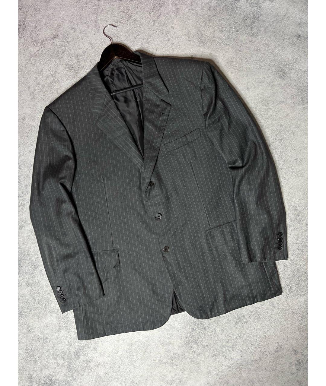 BRIONI Серебрянный шерстяной пиджак, фото 9