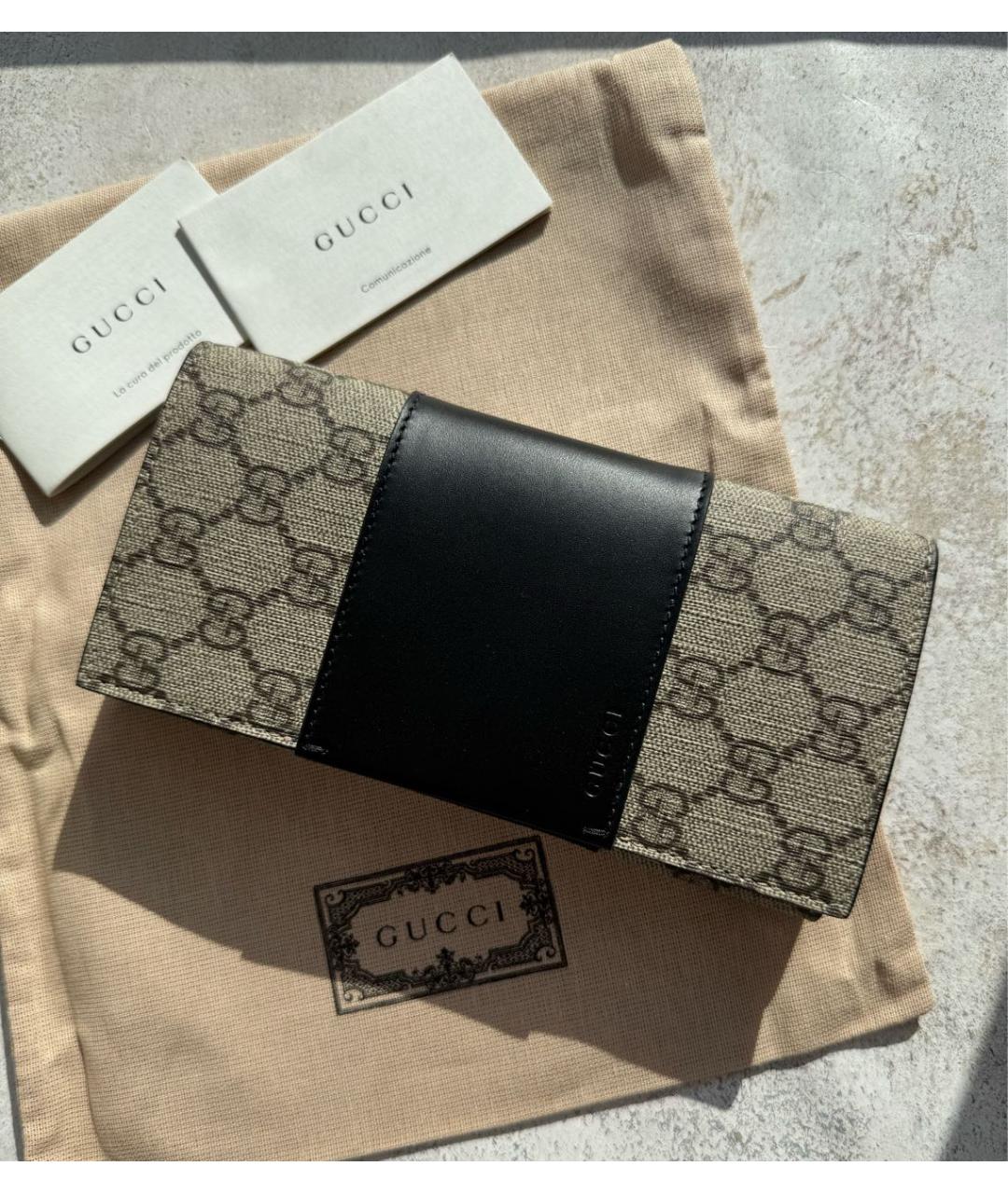 GUCCI Бежевый кошелек, фото 6