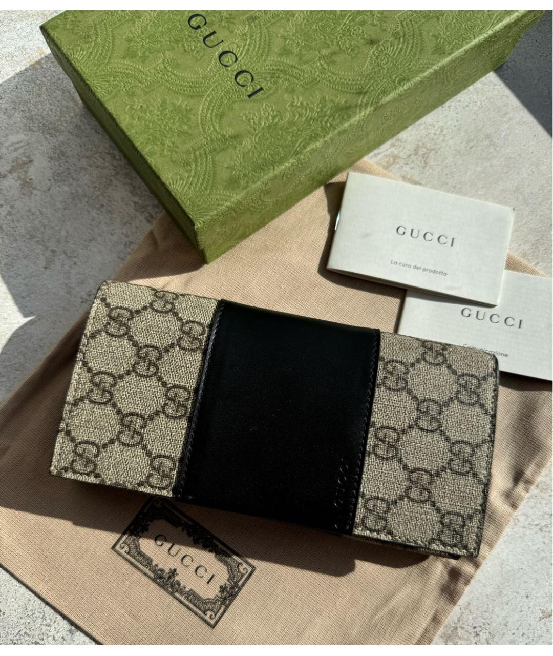 GUCCI Бежевый кошелек, фото 4
