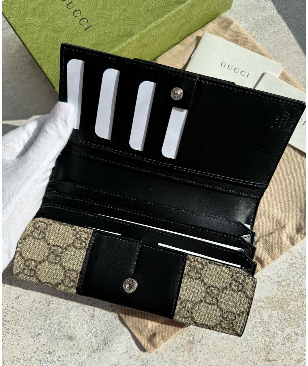 GUCCI Бежевый кошелек, фото 3