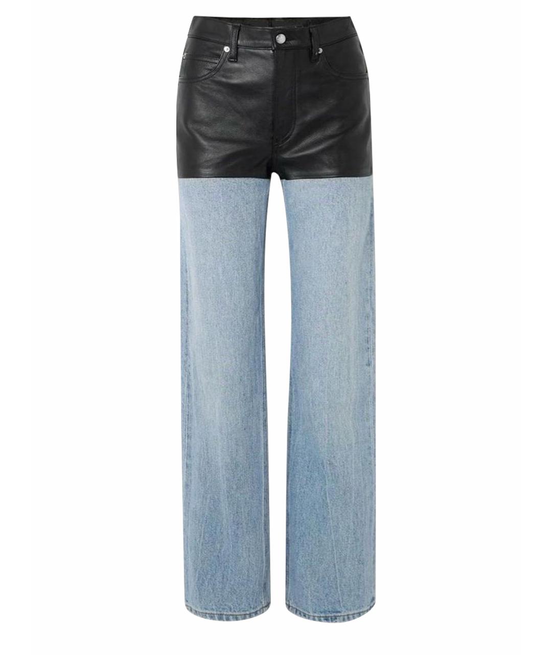 ALEXANDER WANG Синие хлопковые прямые джинсы, фото 1