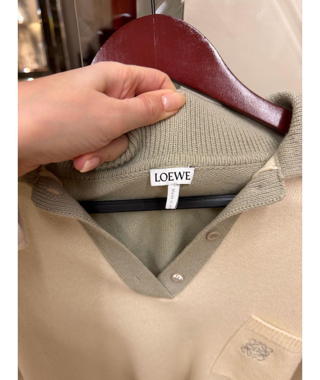 LOEWE Бежевый джемпер / свитер, фото 4