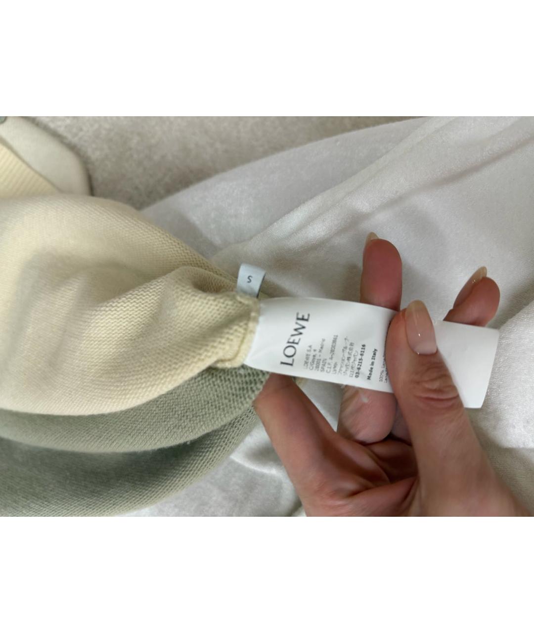 LOEWE Бежевый джемпер / свитер, фото 5