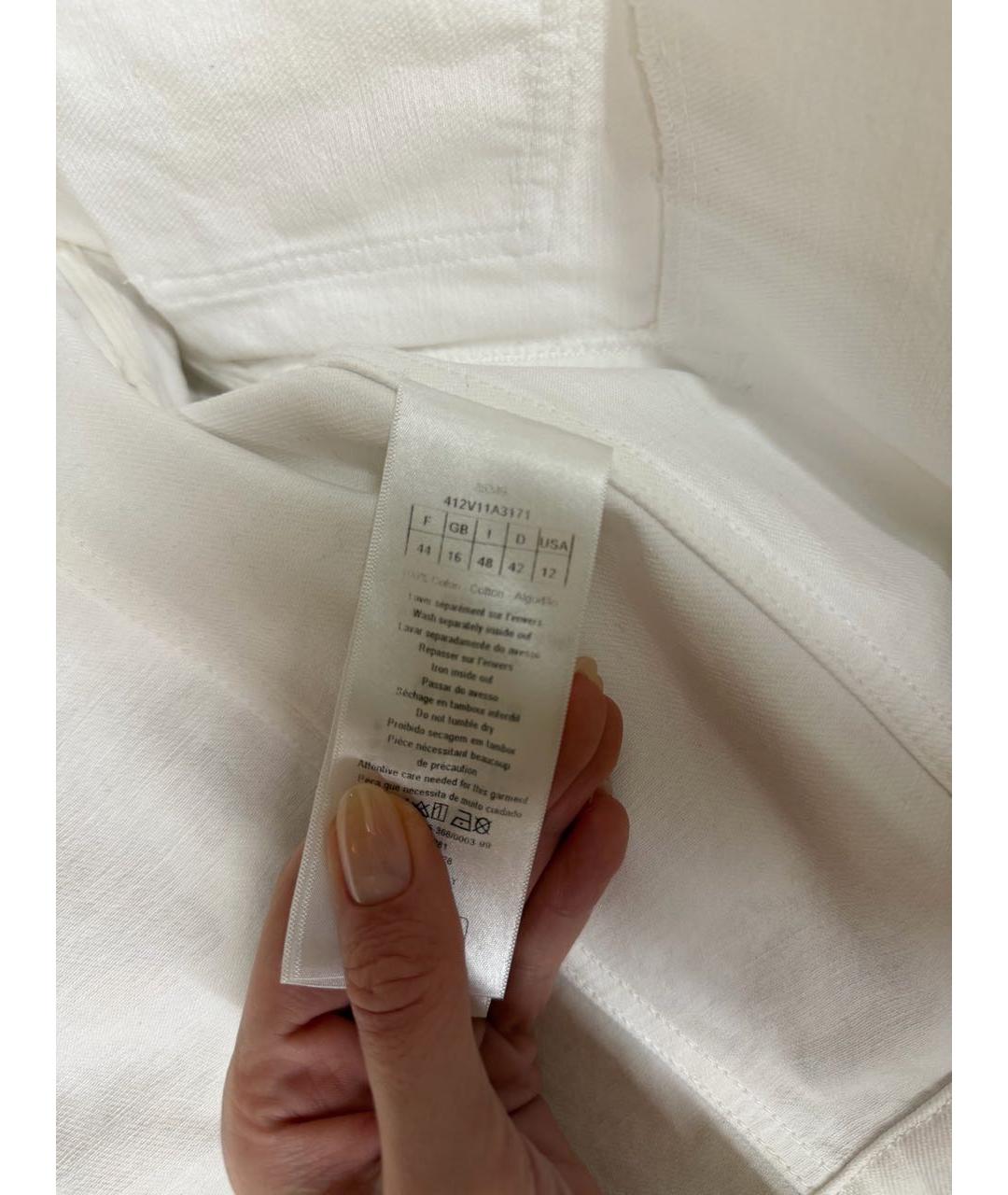 CHRISTIAN DIOR Белая деним куртка, фото 4