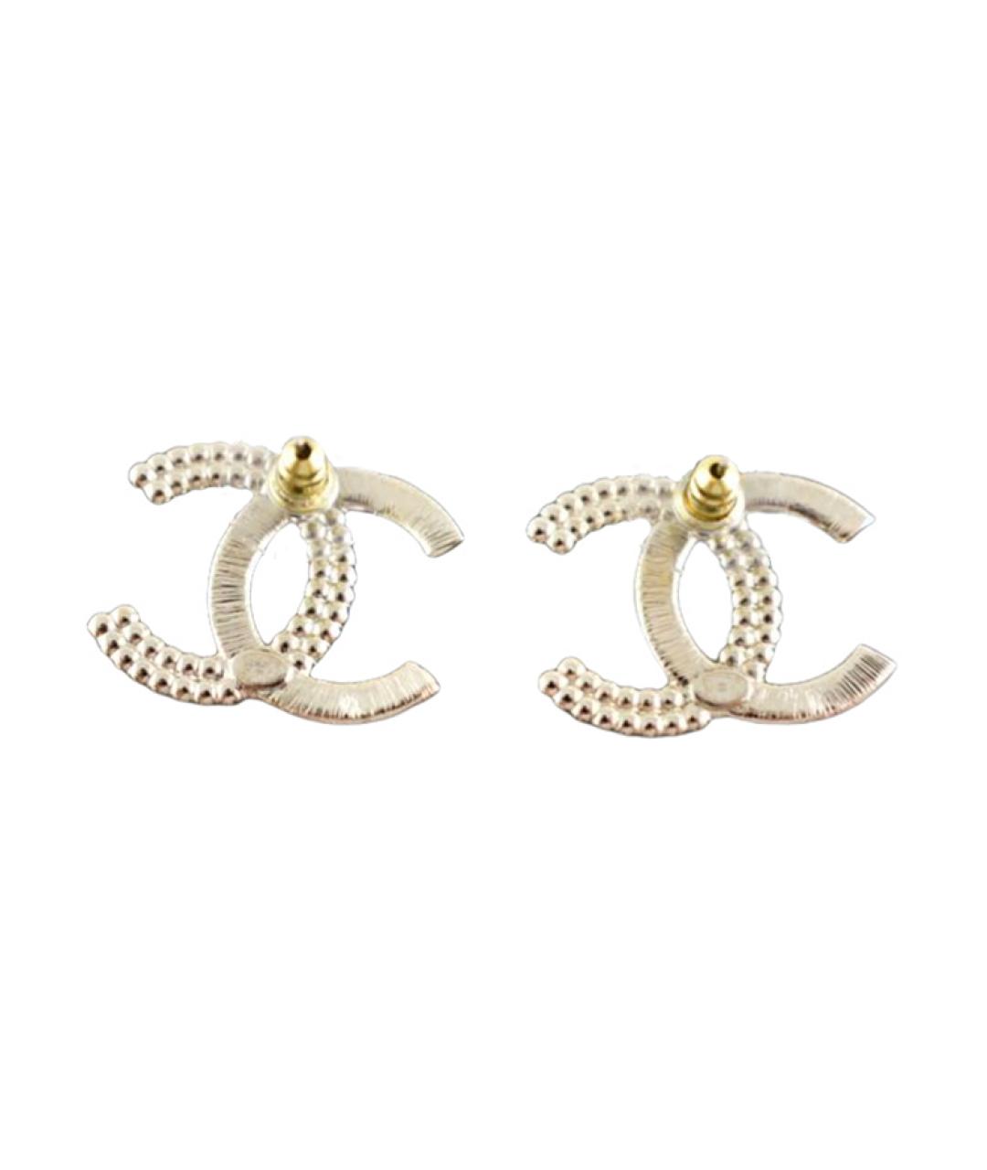 CHANEL Золотые серьги, фото 2