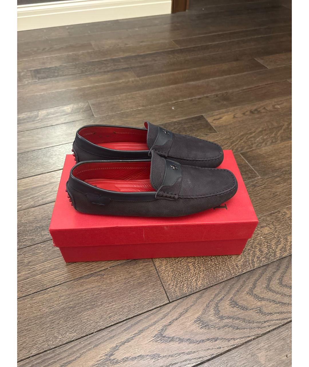 TOD'S Синие нубуковые мокасины, фото 3