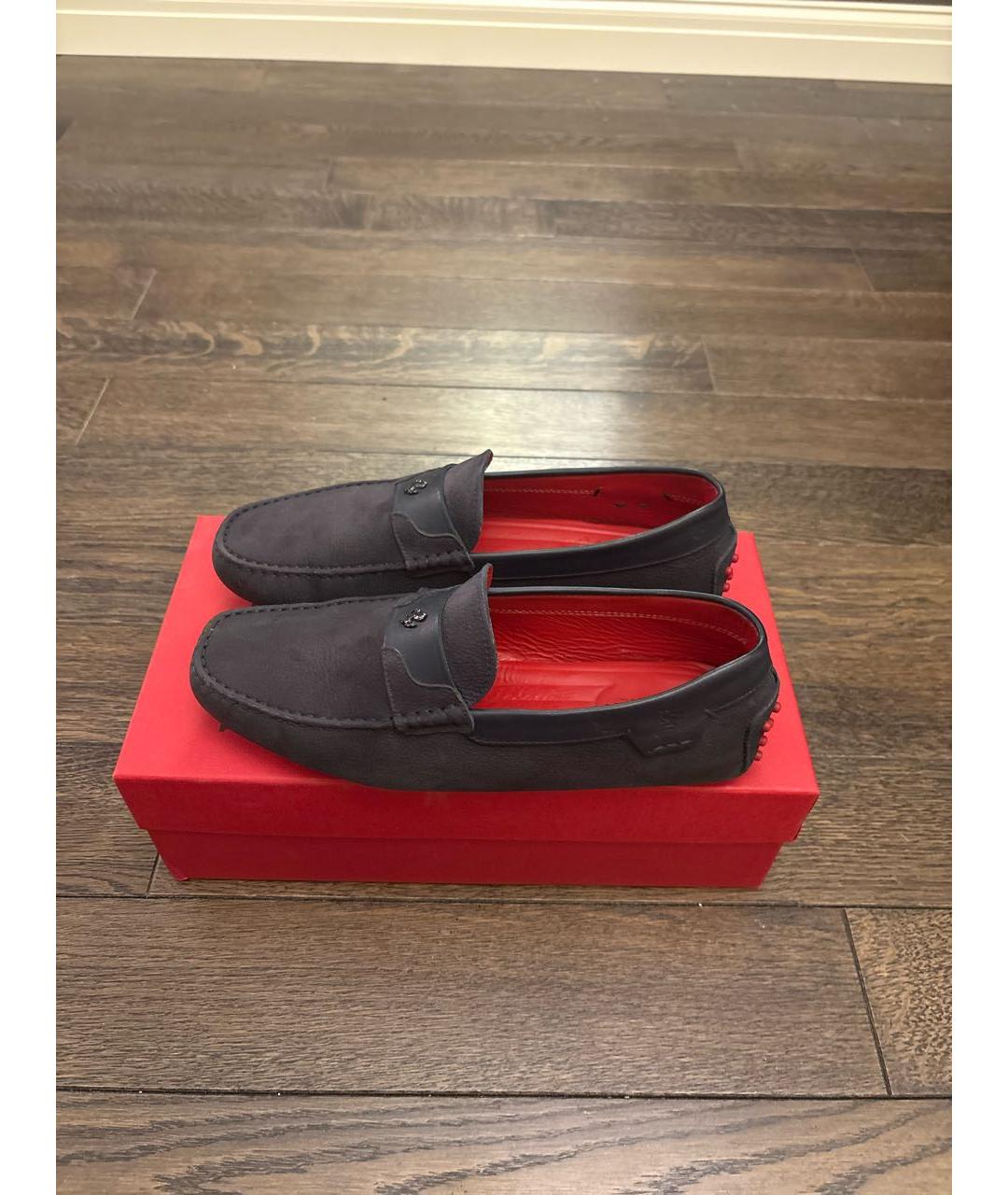 TOD'S Синие нубуковые мокасины, фото 8