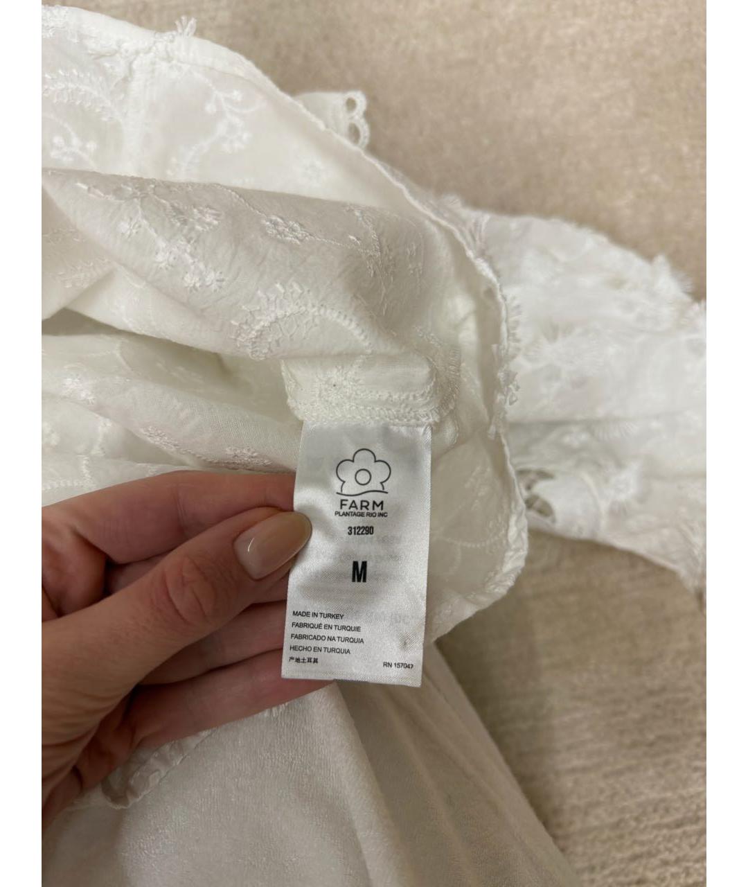 FARM RIO Белая кружевная рубашка, фото 4