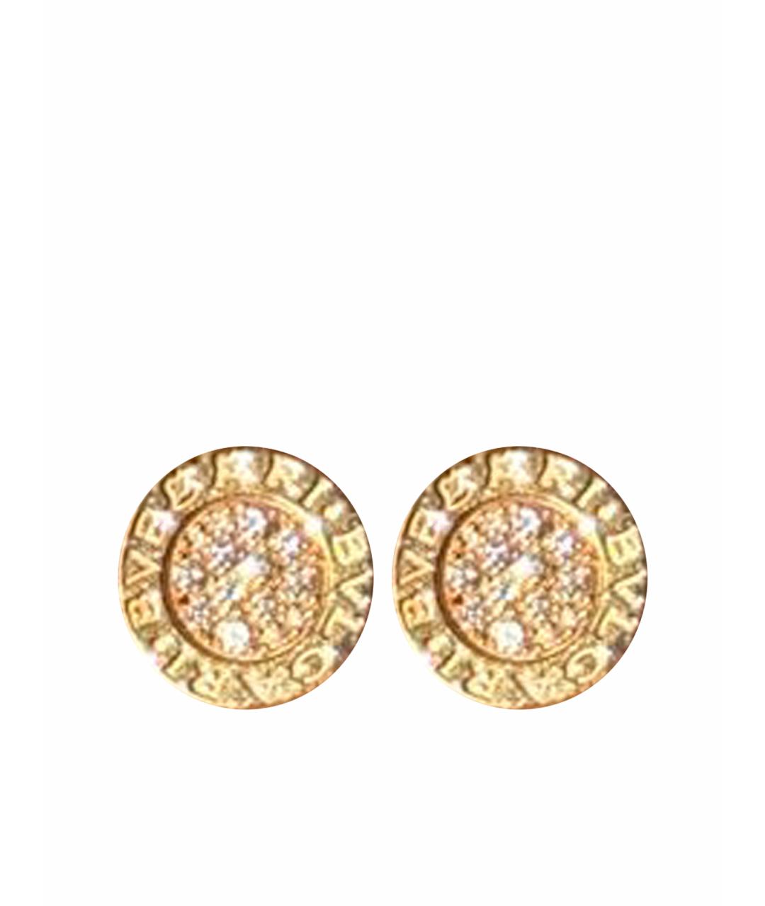 BVLGARI Золотые серьги из розового золота, фото 1