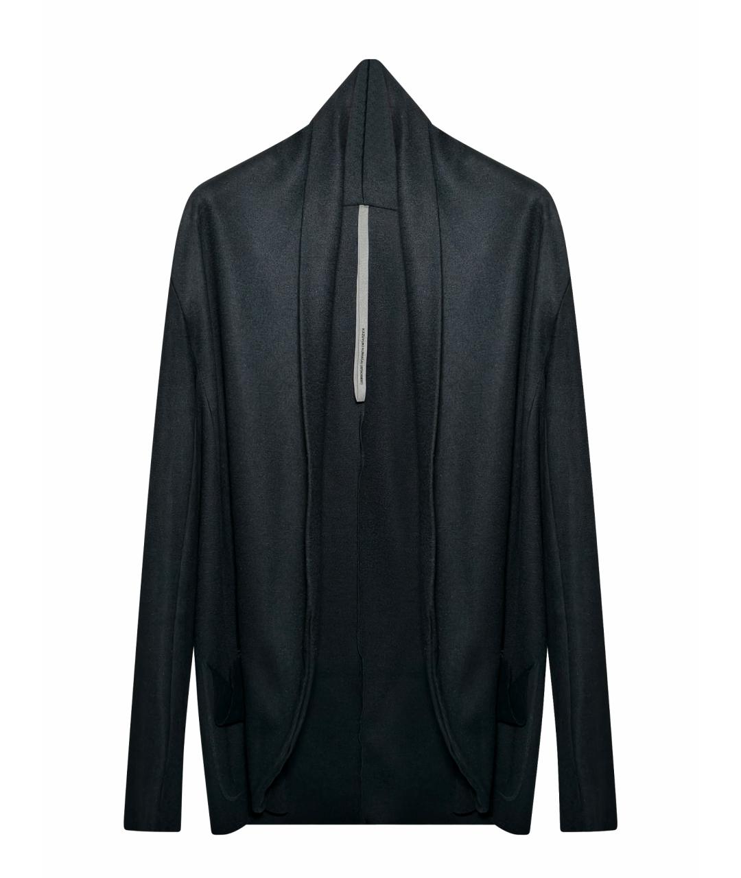 ATTACHMENT Черный шерстяной кардиган, фото 1