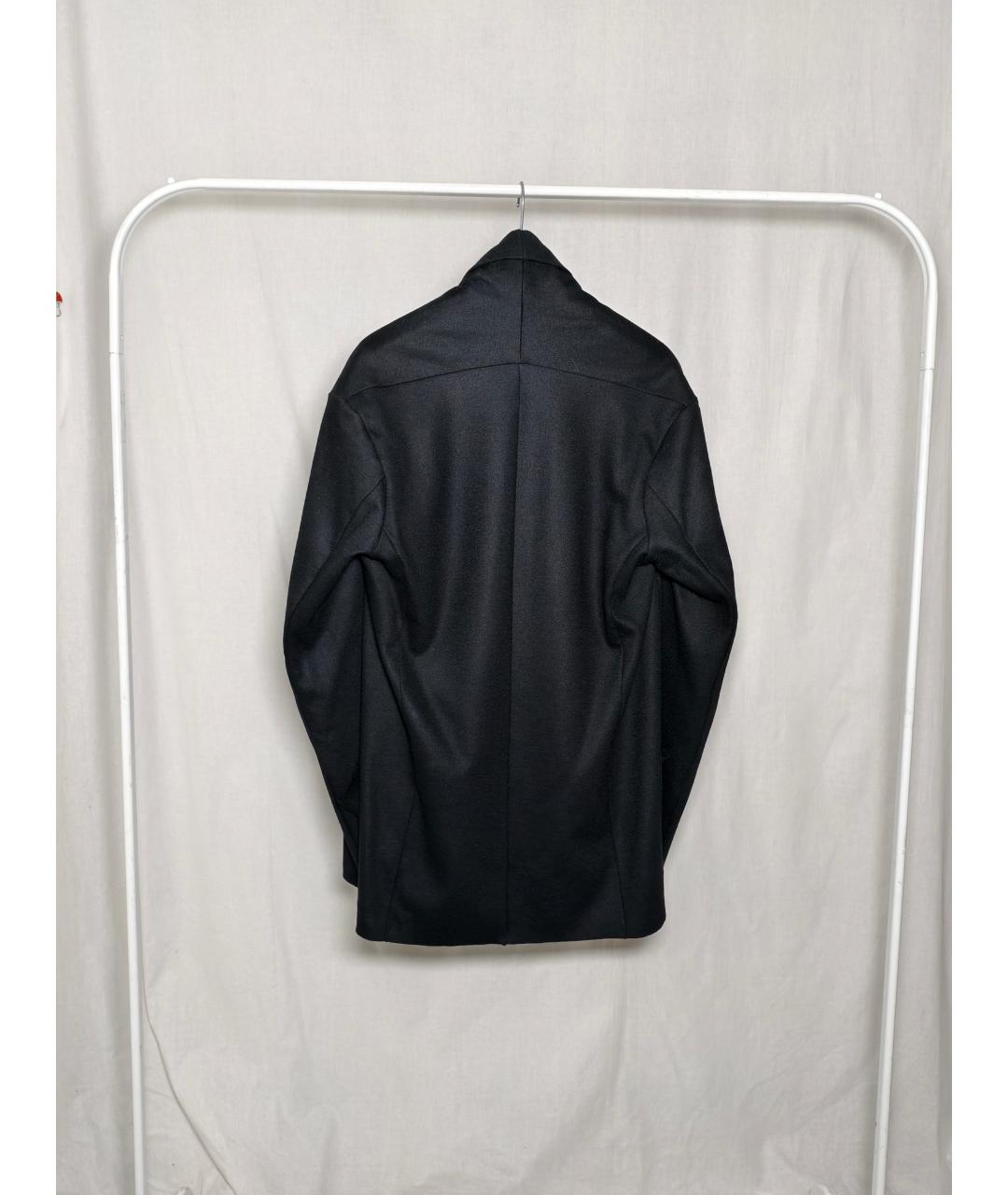 ATTACHMENT Черный шерстяной кардиган, фото 4