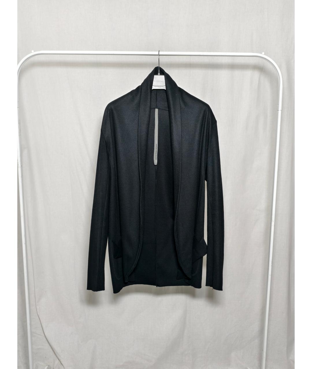 ATTACHMENT Черный шерстяной кардиган, фото 9