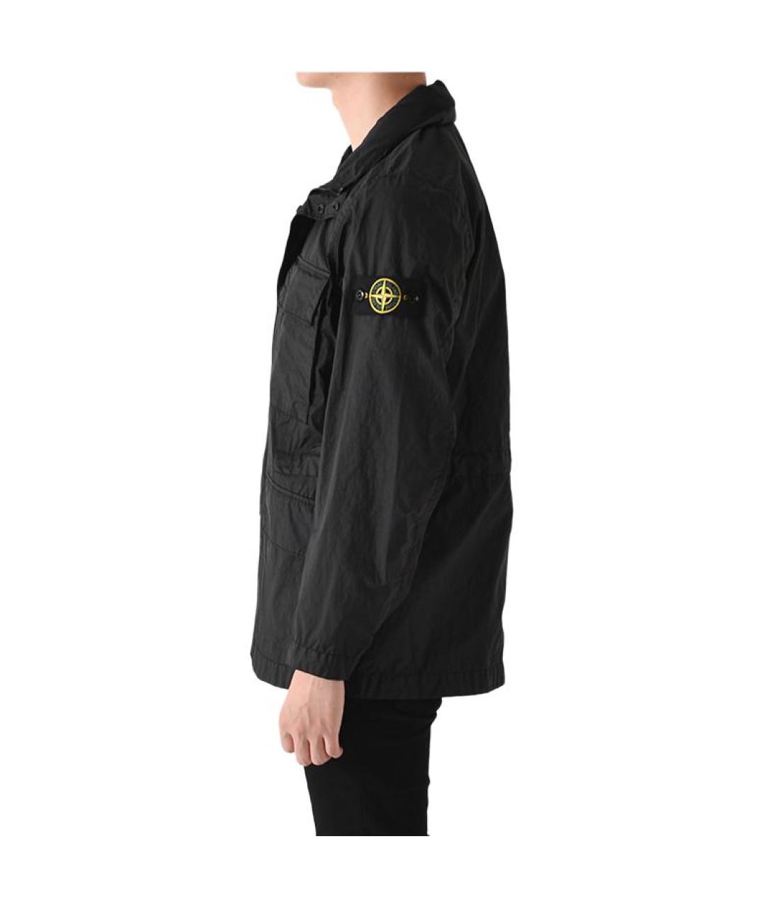 STONE ISLAND Черная куртка, фото 4
