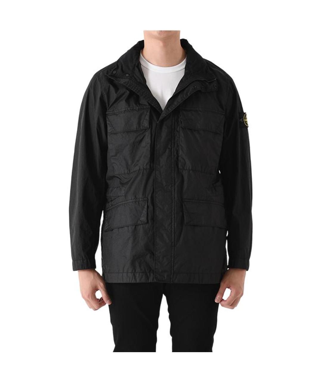 STONE ISLAND Черная куртка, фото 3