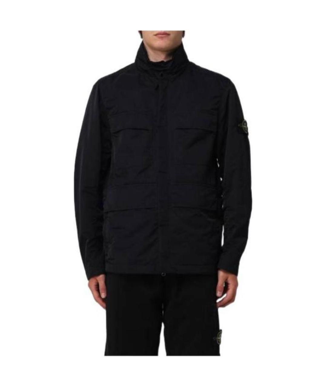 STONE ISLAND Черная куртка, фото 6