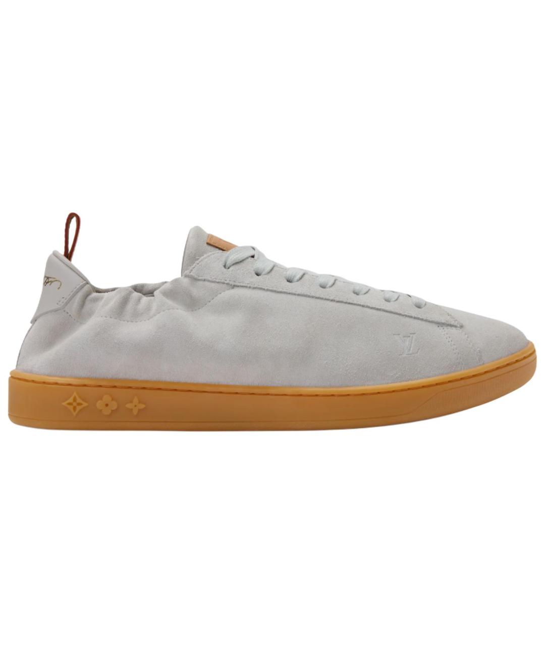 LOUIS VUITTON Серые низкие кроссовки / кеды, фото 1