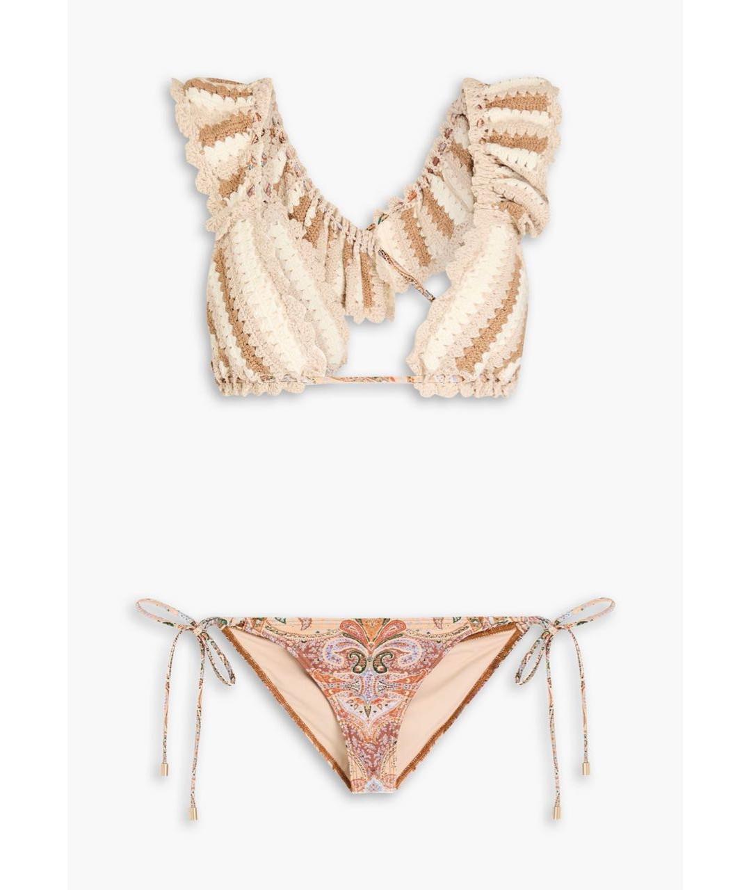 ZIMMERMANN Бежевый купальник, фото 9