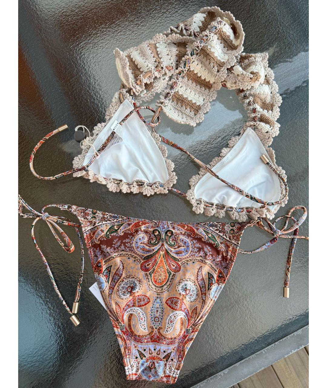 ZIMMERMANN Бежевый купальник, фото 4