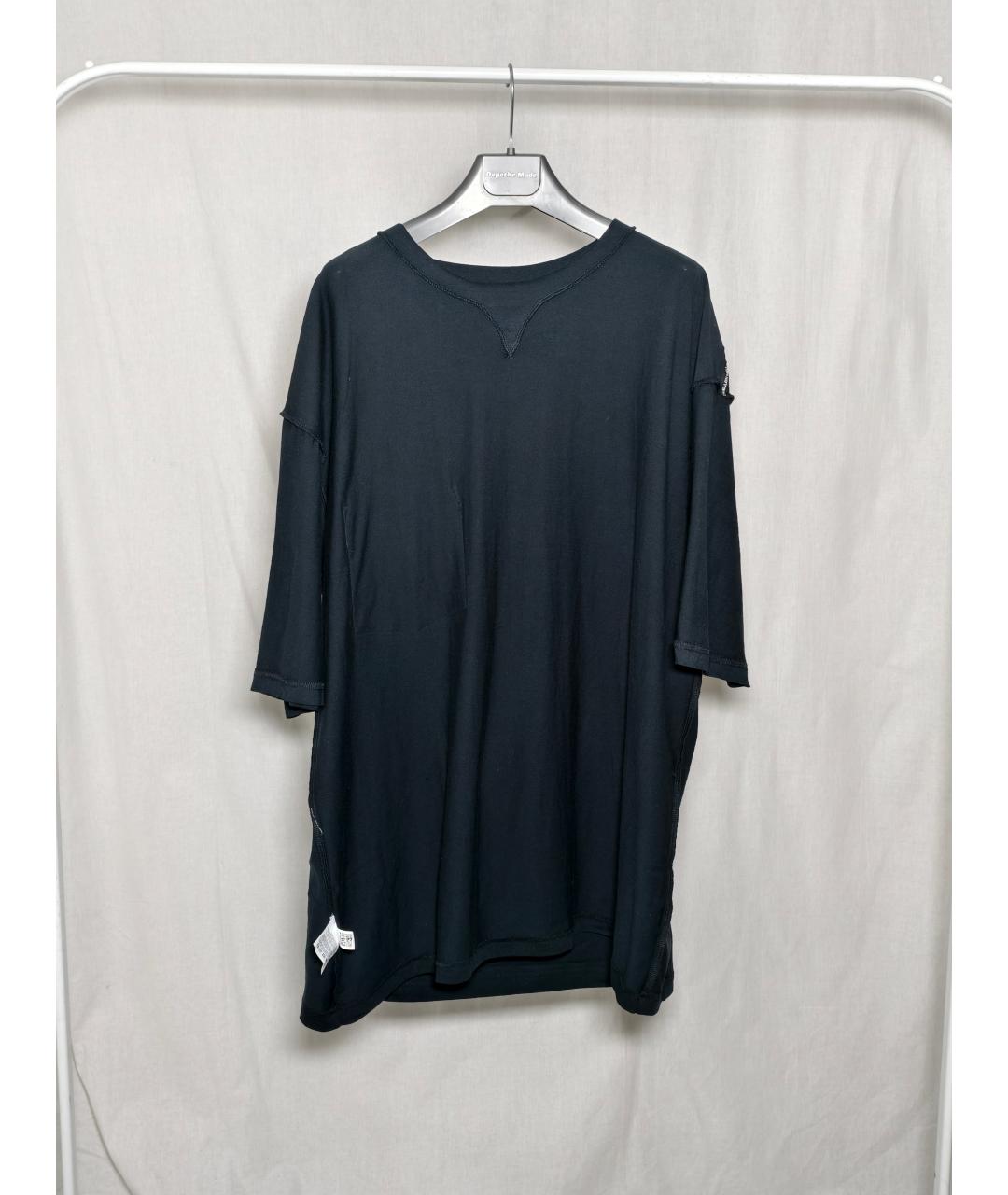 TAKAHIROMIYASHITA THE SOLOIST Черная хлопковая футболка, фото 2