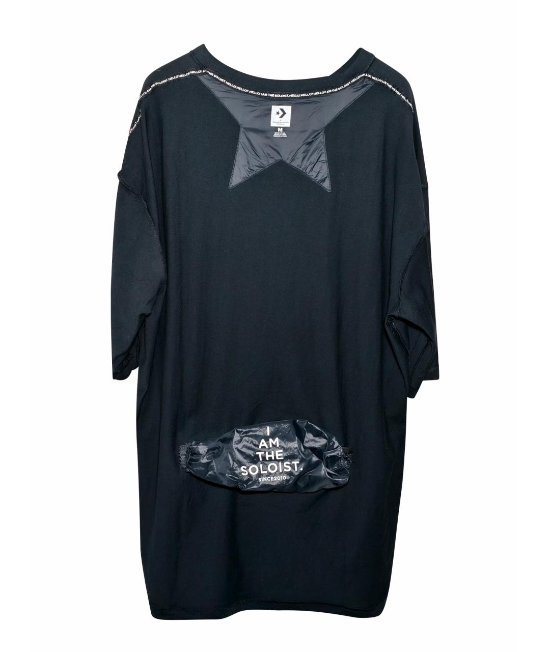 TAKAHIROMIYASHITA THE SOLOIST Черная хлопковая футболка, фото 1