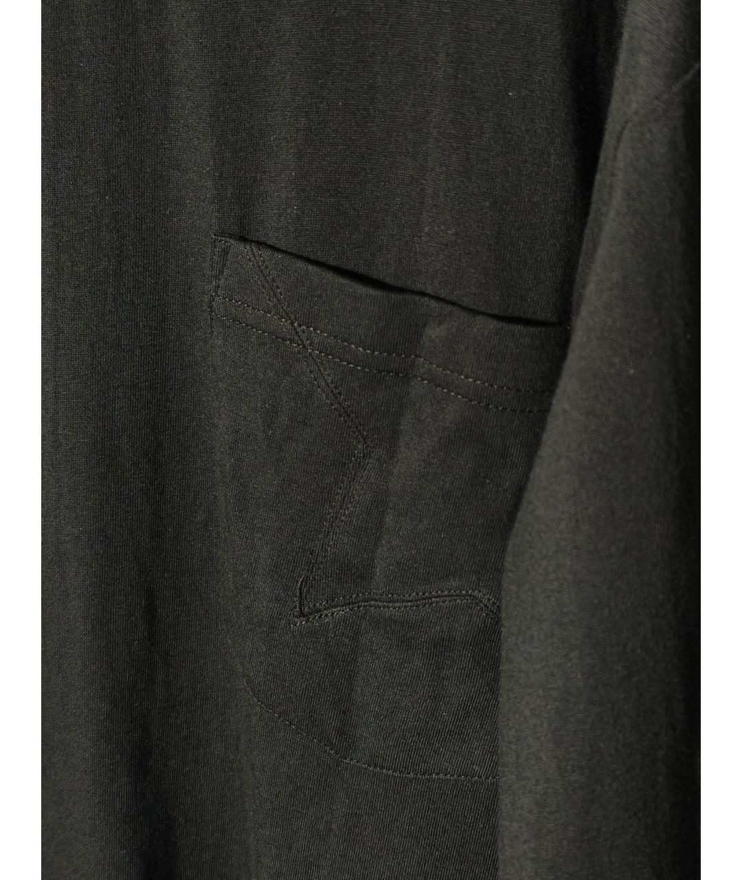 TAKAHIROMIYASHITA THE SOLOIST Черная хлопковая футболка, фото 6